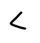一文字です。（個別スタンプ：8）