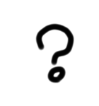 一文字です。（個別スタンプ：23）