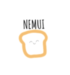 怠惰な食パン（個別スタンプ：1）