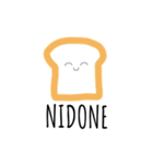 怠惰な食パン（個別スタンプ：4）