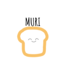 怠惰な食パン（個別スタンプ：7）
