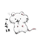 ほおばりねずみのスタンプ（個別スタンプ：10）