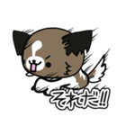 ハッピー☆パピヨン（個別スタンプ：28）