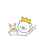 しろくまきんぐ（個別スタンプ：32）