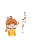 たまに方言が出る女の子（個別スタンプ：5）