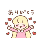 元気な女の子ミレーヌ（個別スタンプ：1）