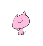 楽観的な猫（個別スタンプ：1）