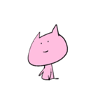 楽観的な猫（個別スタンプ：3）