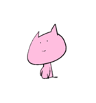 楽観的な猫（個別スタンプ：4）