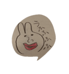 ぶさかわ兎さん（個別スタンプ：6）