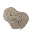 ぶさかわ兎さん（個別スタンプ：7）