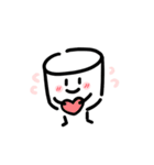 マシュマロ友達たち（個別スタンプ：4）