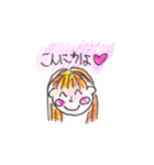 小学生が作ったよく使う女子向けスタンプ（個別スタンプ：3）