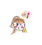 小学生が作ったよく使う女子向けスタンプ（個別スタンプ：6）
