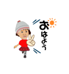 亜紀子2（個別スタンプ：1）