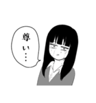 ショートちゃんロングちゃん（個別スタンプ：3）