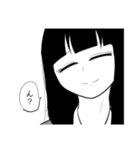 ショートちゃんロングちゃん（個別スタンプ：11）