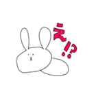 挨拶に紛れ込んでくるウサギ（個別スタンプ：8）