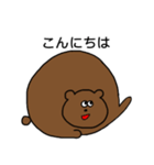 まんまるくまくん（個別スタンプ：1）