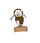 ユニーク女子。（個別スタンプ：34）