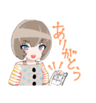 続 淡水魚の擬人化（個別スタンプ：35）