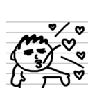 ノートの片隅に書かれた落書き2（個別スタンプ：8）