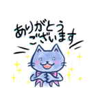 普段使いのリボン猫さん（個別スタンプ：6）