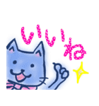 普段使いのリボン猫さん（個別スタンプ：12）