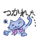 普段使いのリボン猫さん（個別スタンプ：26）