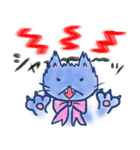 普段使いのリボン猫さん（個別スタンプ：37）