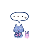 普段使いのリボン猫さん（個別スタンプ：40）