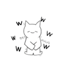 やさしいかおのシロさん達（個別スタンプ：33）