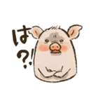ぶたの生活 ぶたまみれ（個別スタンプ：21）