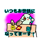 真面目で不真面目なトリ（個別スタンプ：1）