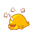 オレンジイッカク（個別スタンプ：1）