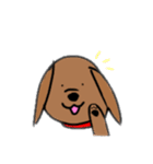 絵文字風♪わんこスタンプ（個別スタンプ：1）