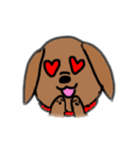 絵文字風♪わんこスタンプ（個別スタンプ：3）