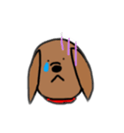 絵文字風♪わんこスタンプ（個別スタンプ：4）