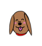 絵文字風♪わんこスタンプ（個別スタンプ：6）