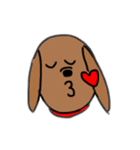 絵文字風♪わんこスタンプ（個別スタンプ：10）