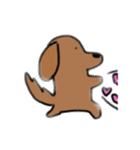 絵文字風♪わんこスタンプ（個別スタンプ：21）