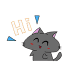 ねこの挨拶スタンプ（個別スタンプ：1）