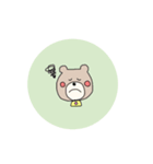 【パステル】ゆるくまくん（個別スタンプ：2）