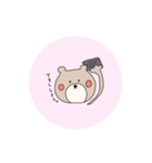 【パステル】ゆるくまくん（個別スタンプ：3）