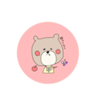 【パステル】ゆるくまくん（個別スタンプ：7）