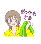 ほのぼの女子 ひなこ（個別スタンプ：4）