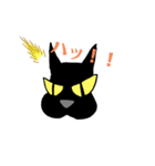 モフモフ黒猫弐（個別スタンプ：4）