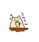 飲んだくれネコのスタンプ（個別スタンプ：4）