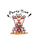飲んだくれネコのスタンプ（個別スタンプ：21）