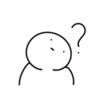 丸くなった人（個別スタンプ：3）